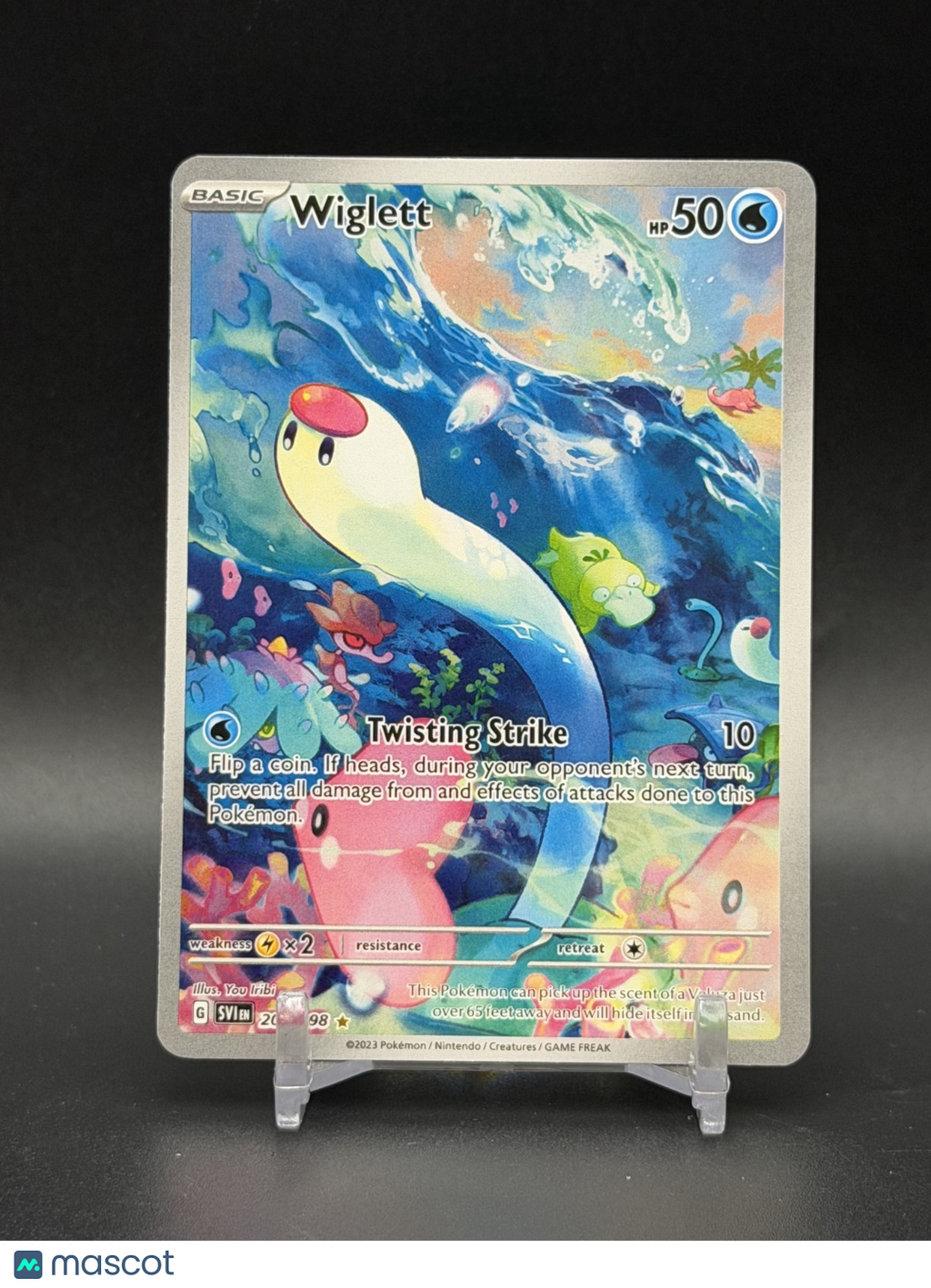 2023 Pokemon SV Wiglett Illustration Rare #206/198