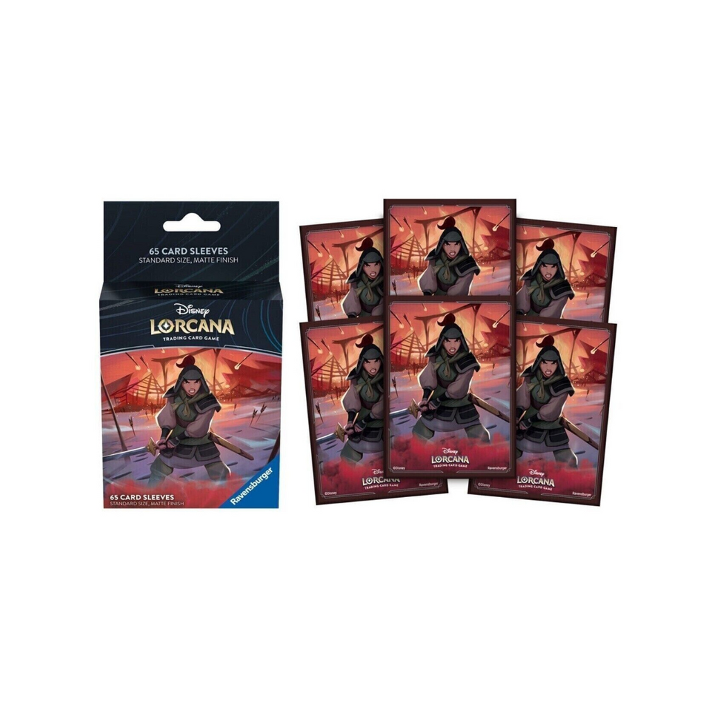 Disney Lorcana Themed Card Sleeves: Mulan/Sisu Disney Lorcana Themed Card Sleeves: Mulan/Sisu