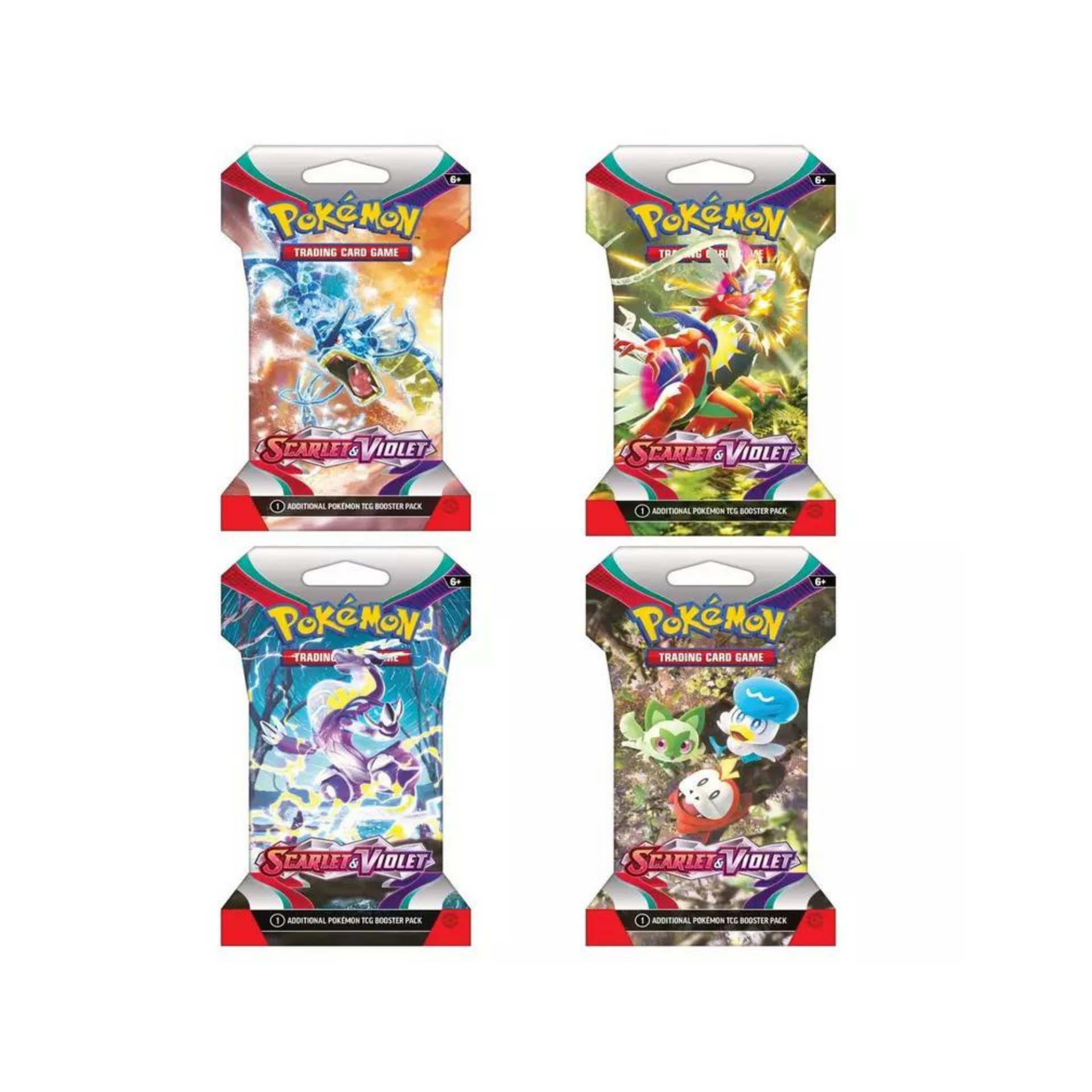 Pokmon Trading Card Game: Scarlet and Violet Sleeved Booster Pack Pokmon Trading Card Game: Scarlet and Violet Sleeved Booster Pack